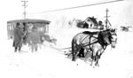 Link to Image Titled: Horses Pulling Bus from Snow