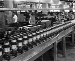 Link to Image Titled: Lantern assembly line at Coleman plant