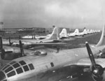 Link to Image Titled: B-29 Superfortresses at Boeing plant in Wichita