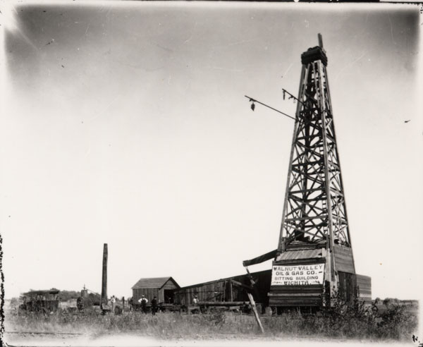 oil well. Description: Oil well with