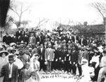 Link to Image Titled: Cornerstone laying for the Ark Valley Lodge