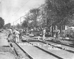 Link to Image Titled: Track Laying for Interurban Railway