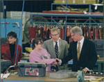 Link to Image Titled: President Bill Clinton tours Cessna