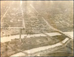 Link to Image Titled: Aerial view of downtown Wichita looking east